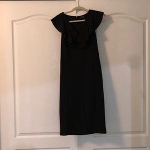 Rachel Roy black ruffle short dress
